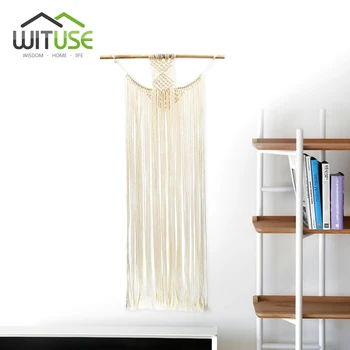 Macrame Wall Art Handmade Cotton Rope Pendant Wall Hanging Tapestry Handmade Fabrics Bohemian Hanging Decoration Best Gifts
Macrame Wall Art Handmade Cotton Rope Pendant Wall Hanging Tapestry Handmade Fabrics Bohemian Hanging Decoration Best Gifts