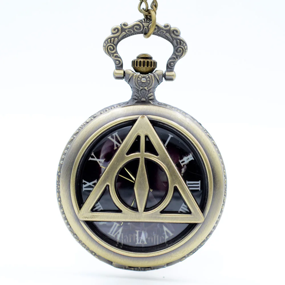 Bronze Harry Potter and the Deathly Hallows Character Dail Quartz Pocket Watch Analog Pendant Necklace Mens Womens Watches Gift
Bronze Harry Potter and the Deathly Hallows Character Dail Quartz Pocket Watch Analog Pendant Necklace Mens Womens Watches Gift