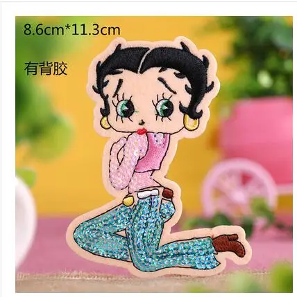 Cartoon animation cute Chinese dolls pigtail girl cloth decals with stickers round badge patch
Cartoon animation cute Chinese dolls pigtail girl cloth decals with stickers round badge patch