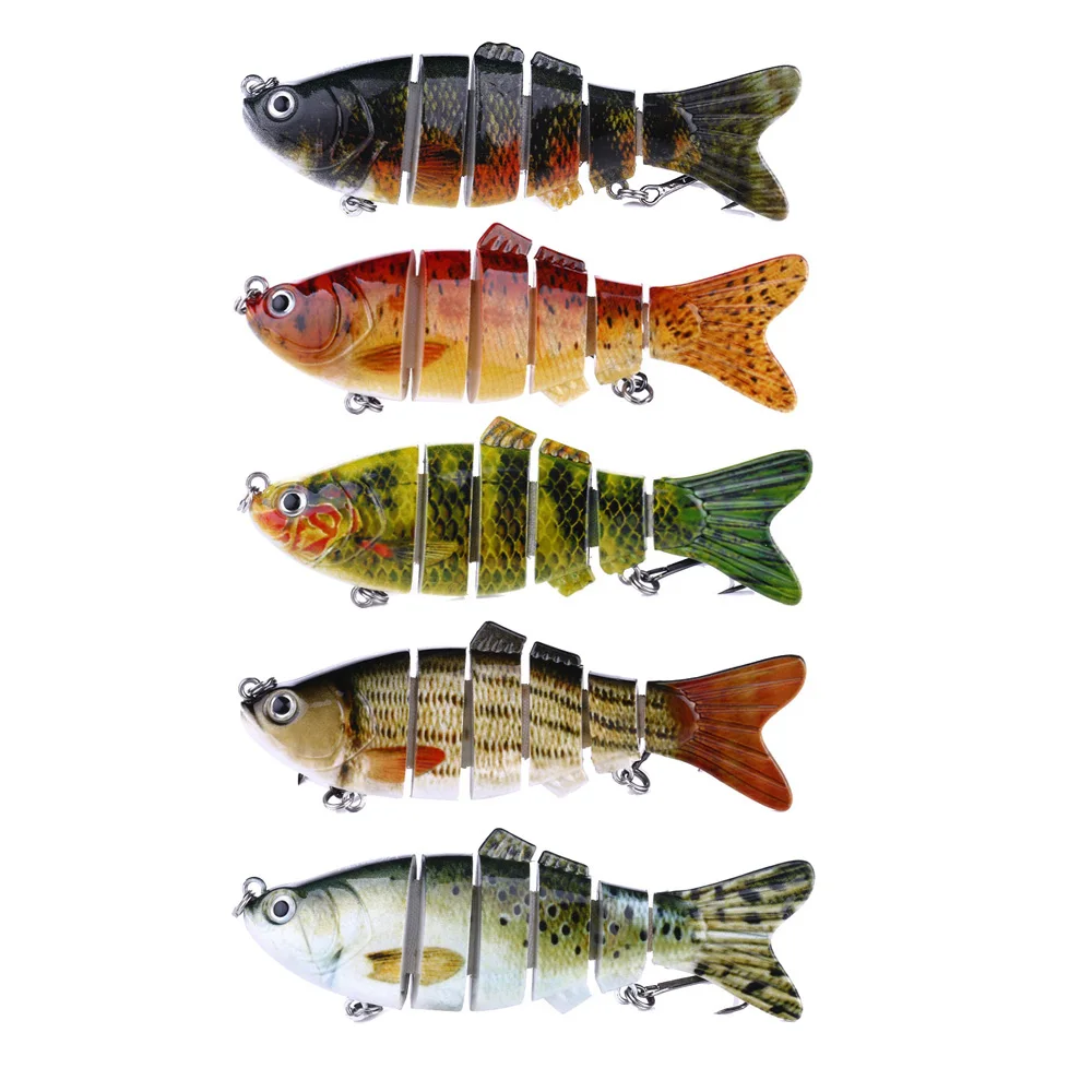 YUZI Jointed Fishing Lure 6 Segment Hard Swimbait Crankbait Wobblers Isca Artificial Fishing Tackle 5PCS Kit
YUZI Jointed Fishing Lure 6 Segment Hard Swimbait Crankbait Wobblers Isca Artificial Fishing Tackle 5PCS Kit