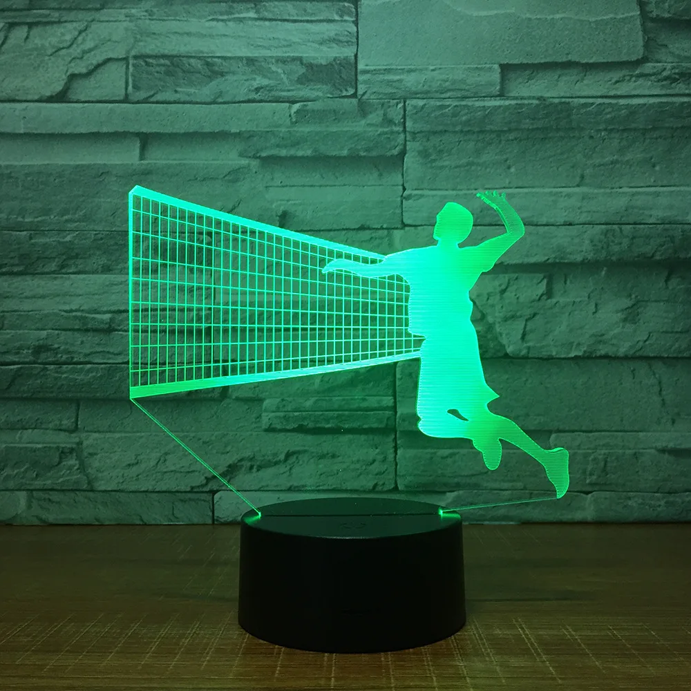 Men Volleyball 7 Colors Change Night Lamp LED Sport 3D Table Light for Bedroom Sleeping Lamp Home Decor Art Decor Gifts
Men Volleyball 7 Colors Change Night Lamp LED Sport 3D Table Light for Bedroom Sleeping Lamp Home Decor Art Decor Gifts