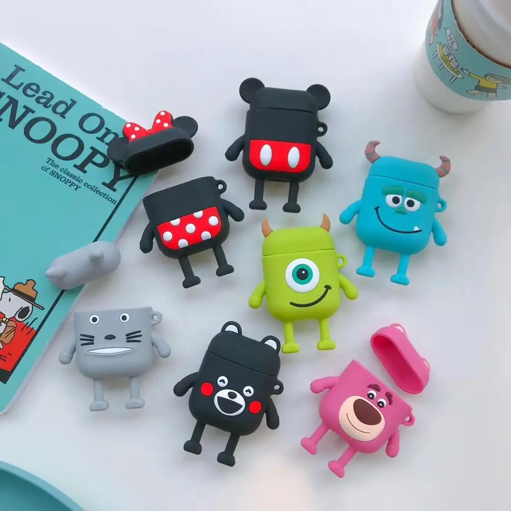 Case For Apple Airpods 1 2 Cute 3D Cartoon Minnie Soft silicone doll For Airpods Wireless Bluetooth Earphone box Toy Story Cover
Case For Apple Airpods 1 2 Cute 3D Cartoon Minnie Soft silicone doll For Airpods Wireless Bluetooth Earphone box Toy Story Cover