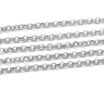 in bulk 10meter Lot 3mm/4mm Stainless Steel Fashion Round ROlo Link chain jewelry finding / Marking Chain DIY
in bulk 10meter Lot 3mm/4mm Stainless Steel Fashion Round ROlo Link chain jewelry finding / Marking Chain DIY