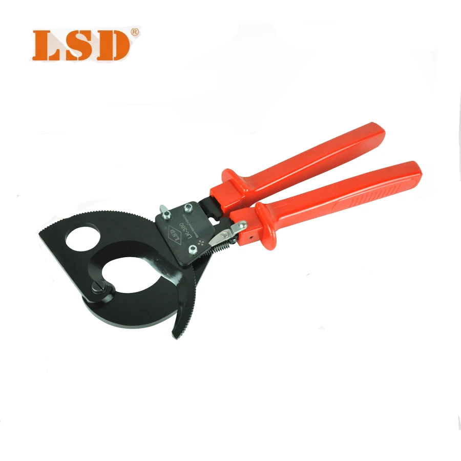 LK-380 ratchet cable cutter for cutting max 380mm2 cooper cable with pinch hand protection TOOL
LK-380 ratchet cable cutter for cutting max 380mm2 cooper cable with pinch hand protection TOOL