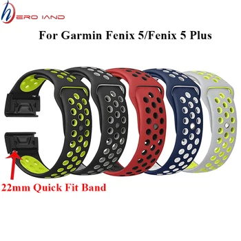22MM Watchband for Garmin Fenix 5 Forerunner 935 Watch Quick Release Silicone Strap for Garmin Fenix 5/5 Plus Easy fit Wrist
22MM Watchband for Garmin Fenix 5 Forerunner 935 Watch Quick Release Silicone Strap for Garmin Fenix 5/5 Plus Easy fit Wrist