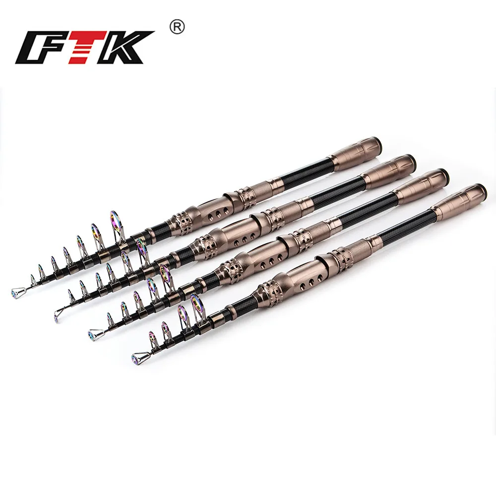 FTK 24T Carbon 2.1M 2.4M 2.7M 3.0M Portable Telescopic Fishing Rod Spinning Fish Fishing Tackle C.W10-30G Sea Rod
FTK 24T Carbon 2.1M 2.4M 2.7M 3.0M Portable Telescopic Fishing Rod Spinning Fish Fishing Tackle C.W10-30G Sea Rod