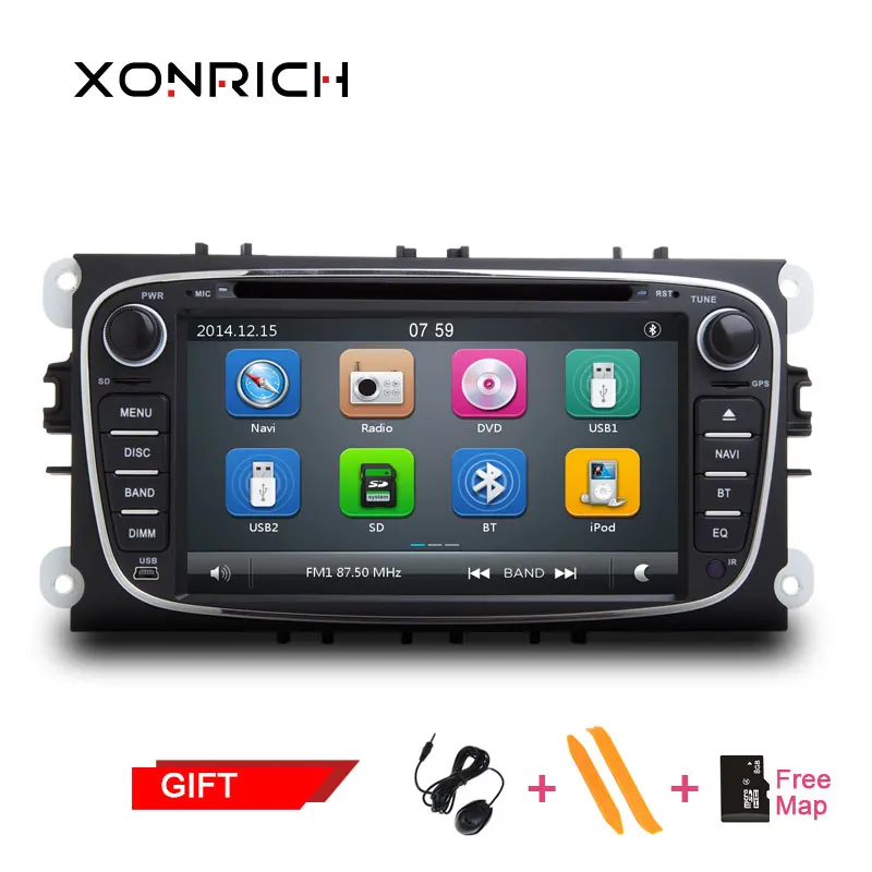 2 Din Autoradio Car Multimedia DVD Player GPS For FORD/Mondeo/S-MAX/Connect/Galaxy/FOCUS 2 2008-2011 Navi BT 1080P Bluetooth
2 Din Autoradio Car Multimedia DVD Player GPS For FORD/Mondeo/S-MAX/Connect/Galaxy/FOCUS 2 2008-2011 Navi BT 1080P Bluetooth