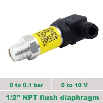 0 to 10 kpa, flush diaphragm pressure sensor, 0.1 bar gauge, 1.5 psi, 0 10V, supply 12v to 30V, 24v, 1 2 NPT thread flush port
0 to 10 kpa, flush diaphragm pressure sensor, 0.1 bar gauge, 1.5 psi, 0 10V, supply 12v to 30V, 24v, 1 2 NPT thread flush port