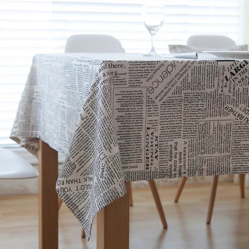 English newspaper Print Decorative Table Cloth Cotton Linen Tablecloth Dining Coffee table Table Cover For Kitchen Home Decor
English newspaper Print Decorative Table Cloth Cotton Linen Tablecloth Dining Coffee table Table Cover For Kitchen Home Decor