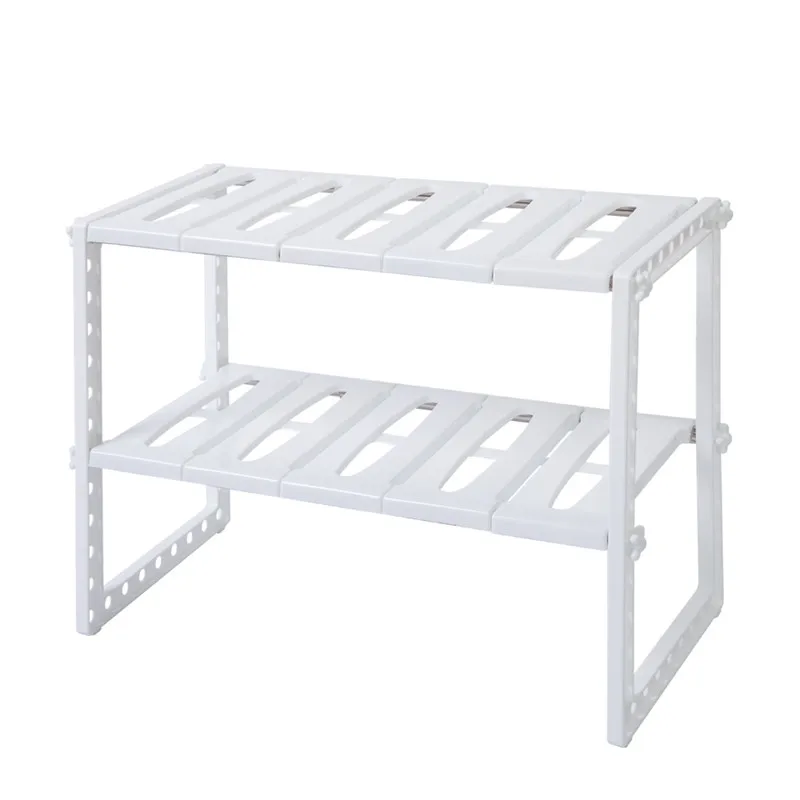 Modern style 2 Tiers Stainless Steel Multi-functional Kitchen Sink Rack Storage Rack White Color
Modern style 2 Tiers Stainless Steel Multi-functional Kitchen Sink Rack Storage Rack White Color