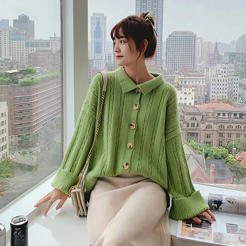 NEW Spring Autumn Jacket Knitted Sweaters Women Shirts Coat Fashion Cardigan Plus size Knit Tops Loose Sweater
NEW Spring Autumn Jacket Knitted Sweaters Women Shirts Coat Fashion Cardigan Plus size Knit Tops Loose Sweater