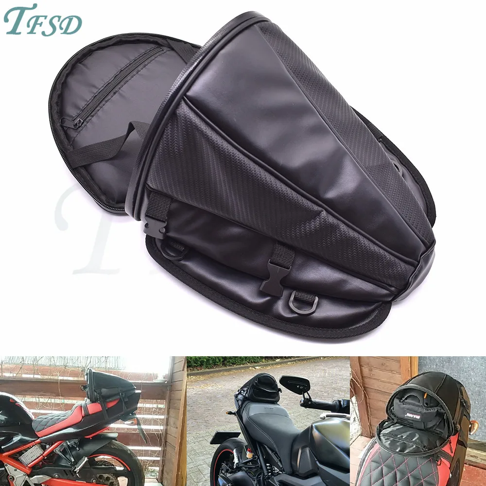 new carbon fiber color motorcycle tail bag motorcycle seat backpack saddle bag custom travel handbag For Suzuki SV650 SV650S
new carbon fiber color motorcycle tail bag motorcycle seat backpack saddle bag custom travel handbag For Suzuki SV650 SV650S