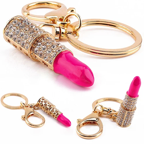 Style Crystal Rhinestone Lipstick Keyring Charm Pendant Bag Purse Car Key Chain Gift 8P1O
Style Crystal Rhinestone Lipstick Keyring Charm Pendant Bag Purse Car Key Chain Gift 8P1O