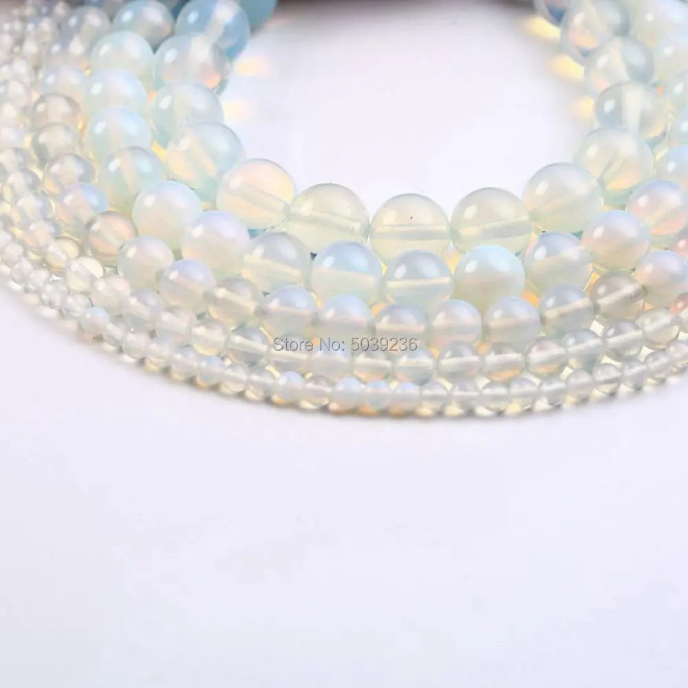 Wholesale White Opal Opalite Quartz Stone Beads Natural Stone Round Loose Spacer Beads for Jewelry Making 4-12mm
Wholesale White Opal Opalite Quartz Stone Beads Natural Stone Round Loose Spacer Beads for Jewelry Making 4-12mm