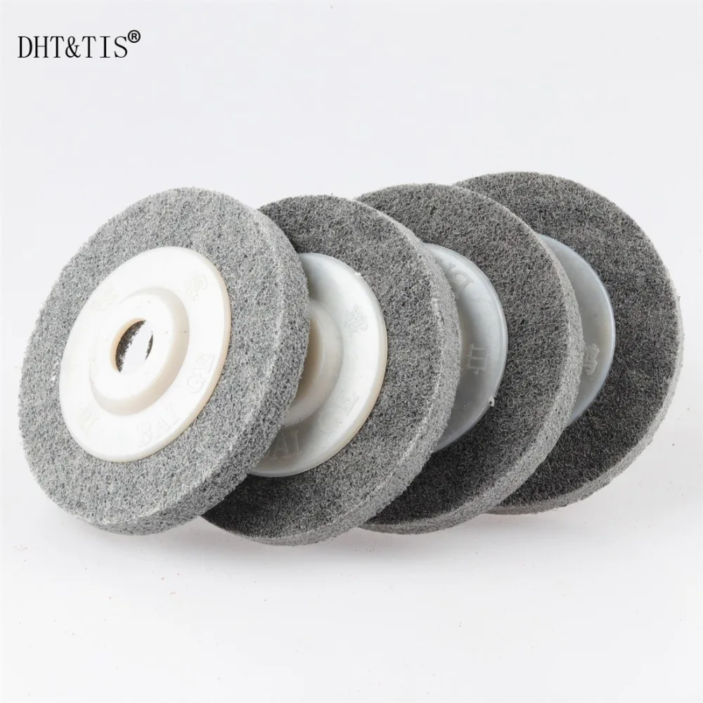 DHT&TIS DHT&TIS 4pieces 100*12*16mm Nylon Grinding Disc 7P 180# Flap Wheel for Metal Finish Wood Polishing on Angle Grinder
DHT&TIS DHT&TIS 4pieces 100*12*16mm Nylon Grinding Disc 7P 180# Flap Wheel for Metal Finish Wood Polishing on Angle Grinder