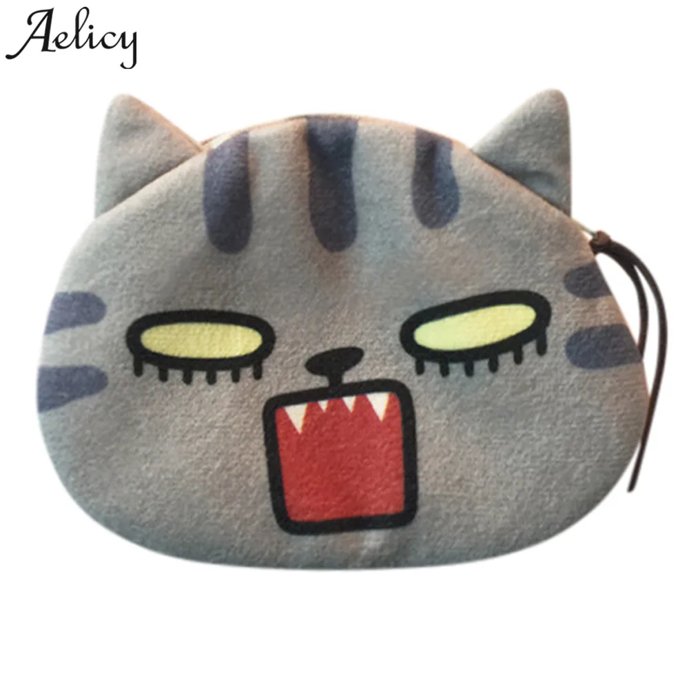 Aelicy 2019 New Design Cute Coin Purse Women Cute Print Cat Face Girl Plush Coin Purse Change Purse Bag Wallet carteira HOT SALE
Aelicy 2019 New Design Cute Coin Purse Women Cute Print Cat Face Girl Plush Coin Purse Change Purse Bag Wallet carteira HOT SALE