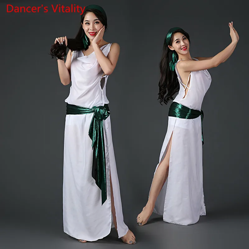 Cheap New Baladi Shaabi Saidi Show Costume 4 Piece Set Bellydance Oriental Dancer Costume Robe Hair Band Belt Orange White Pink
Cheap New Baladi Shaabi Saidi Show Costume 4 Piece Set Bellydance Oriental Dancer Costume Robe Hair Band Belt Orange White Pink