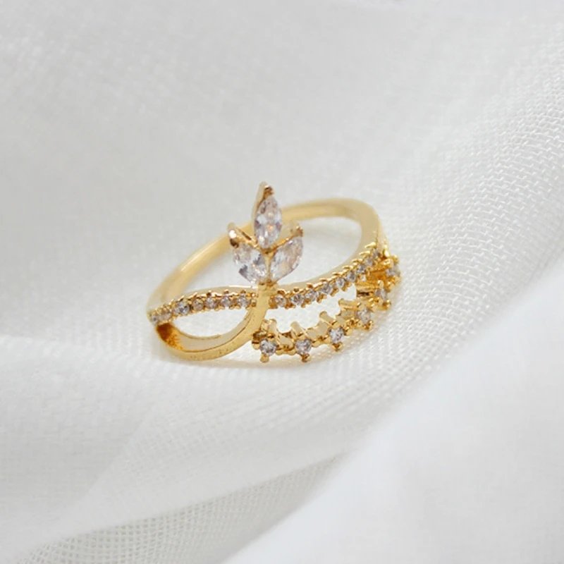 Zircon Leave Ring 2019 Spring New Fashion Jewelry Bling Bling Accessory Elegant For Women Girls Wholesale Hot Sale
Zircon Leave Ring 2019 Spring New Fashion Jewelry Bling Bling Accessory Elegant For Women Girls Wholesale Hot Sale