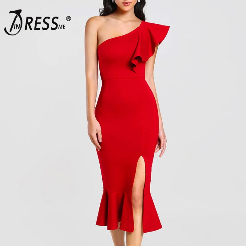 INDRESSME Women Bandage Party Dress Sexy Slash Neck One Shoulder Fashion Mermaid Solid Lady Dress Vestidos 2019 New
INDRESSME Women Bandage Party Dress Sexy Slash Neck One Shoulder Fashion Mermaid Solid Lady Dress Vestidos 2019 New