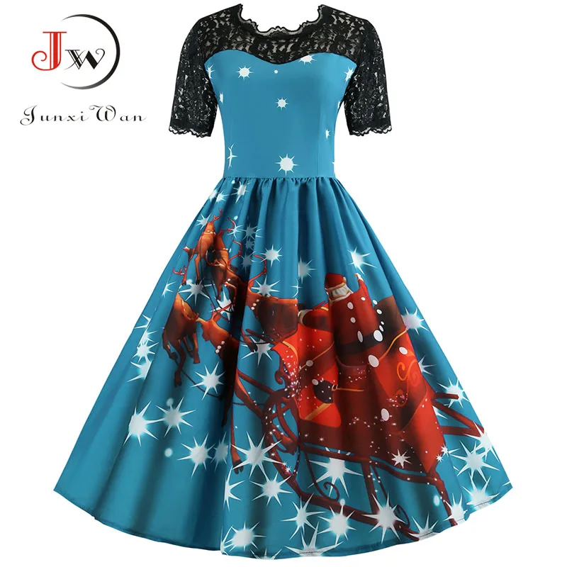 Vintage Christmas Dress Women Sexy Lace Dress Elegant Robe Casual Short Sleeve Party Dresses vestidos Plus Size S~3XL
Vintage Christmas Dress Women Sexy Lace Dress Elegant Robe Casual Short Sleeve Party Dresses vestidos Plus Size S~3XL
