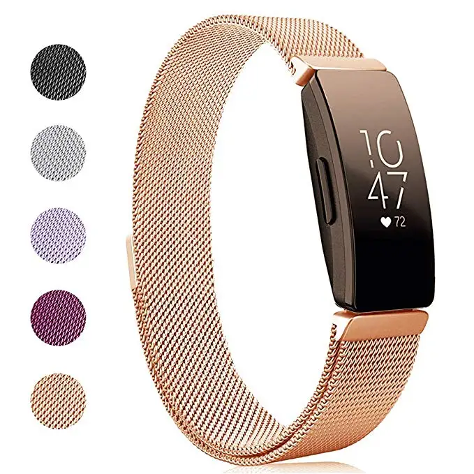 strap for fitbit inspire HR Replacement Milanese Loop Magnetic Stainless Steel band Fitness Trackers Accessories Bracelet
strap for fitbit inspire HR Replacement Milanese Loop Magnetic Stainless Steel band Fitness Trackers Accessories Bracelet