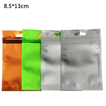 8.5*13cm Front Clear Plastic Aluminum Foil Package Bag Zipper Dried Food Storage Pouch Smell Proof Grip Seal Baggies 100Pieces
8.5*13cm Front Clear Plastic Aluminum Foil Package Bag Zipper Dried Food Storage Pouch Smell Proof Grip Seal Baggies 100Pieces