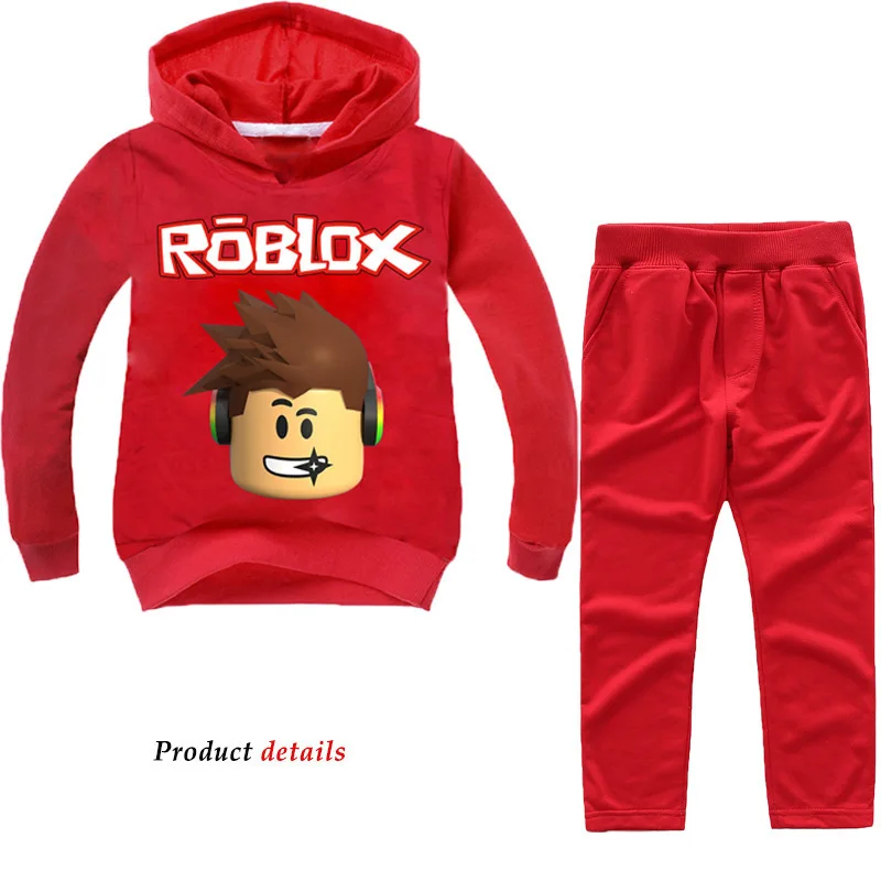 Children's Clothes Set 2019 New Children ROBLOX RED NOSE DAY Boy Hooded Fashion Jacket Sweater + Beam Trousers Suit
Children's Clothes Set 2019 New Children ROBLOX RED NOSE DAY Boy Hooded Fashion Jacket Sweater + Beam Trousers Suit