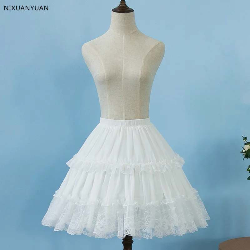 Ball Gown Underskirt Short Dress Cosplay Petticoat Chiffon Tow Bones Lolita Petticoat Ballet Rockabilly Crinoline
Ball Gown Underskirt Short Dress Cosplay Petticoat Chiffon Tow Bones Lolita Petticoat Ballet Rockabilly Crinoline