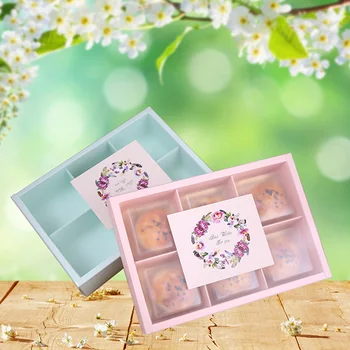 2 Size Paper Box with Frosted PVC Window Chocolate Cookies Mooncake Biscuit Packaging Boxes for Party Baking
2 Size Paper Box with Frosted PVC Window Chocolate Cookies Mooncake Biscuit Packaging Boxes for Party Baking