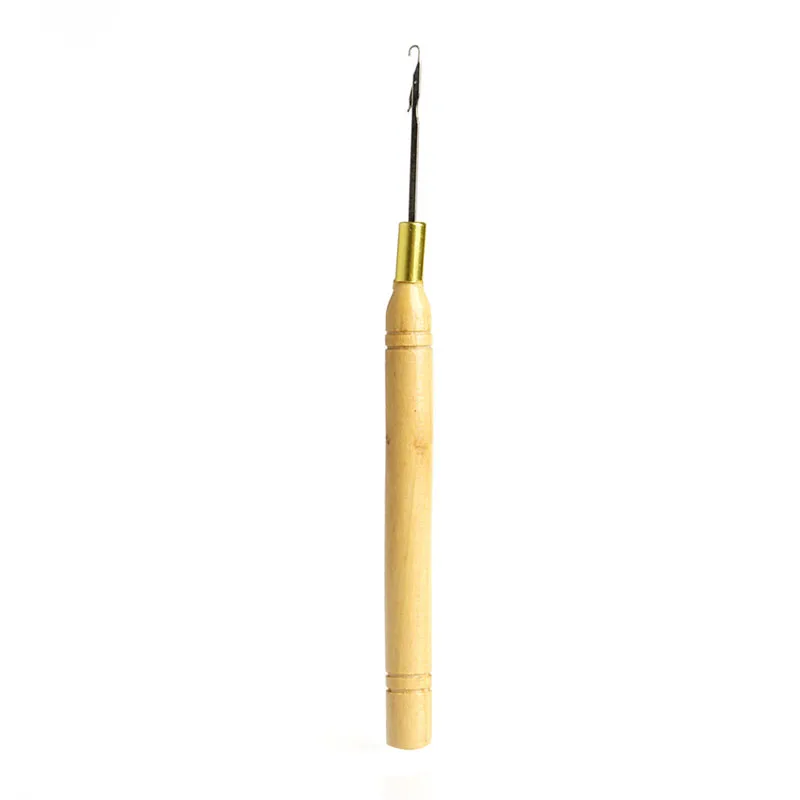 1Pcs Hair Wood Crochet Needle Keration Loop Extension Lnitting Hook Styling Tools
1Pcs Hair Wood Crochet Needle Keration Loop Extension Lnitting Hook Styling Tools