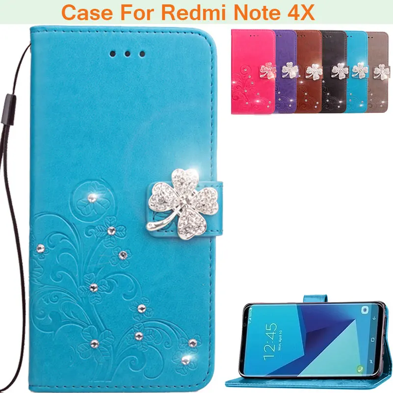 BEFOSPEY Flower Diamond Four Leaf Leaves Pu Leather Phone Case For Xiaomi Redmi Note 4x
BEFOSPEY Flower Diamond Four Leaf Leaves Pu Leather Phone Case For Xiaomi Redmi Note 4x
