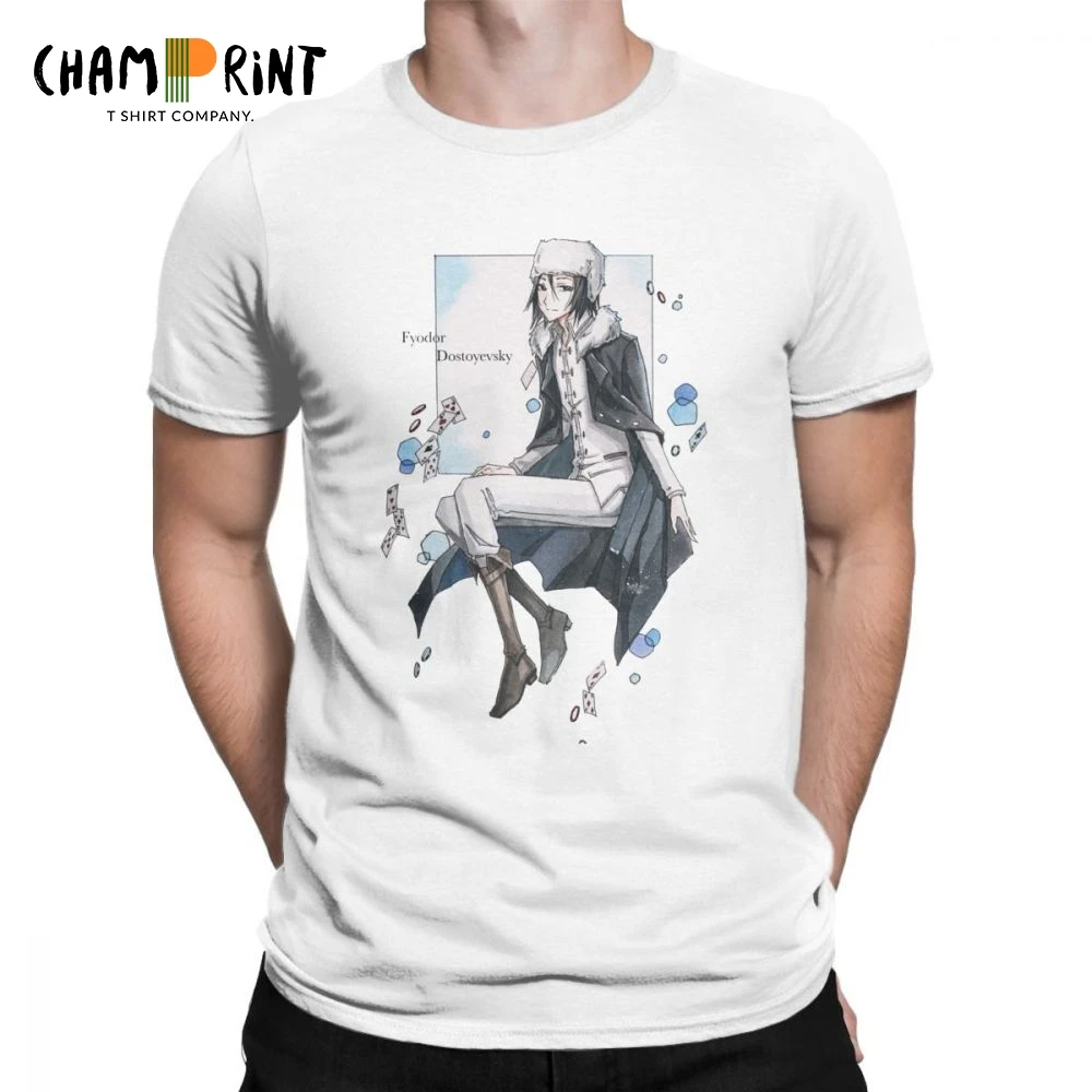Bungou Stray Dogs T Shirt for Men Pure Cotton Casual T-Shirts O Neck Tees Short Sleeve Tops Printed
Bungou Stray Dogs T Shirt for Men Pure Cotton Casual T-Shirts O Neck Tees Short Sleeve Tops Printed