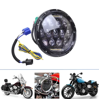 1 x 75W 12V 7'' Led Headlight H4 H13 High Low Beam Round Cars Running Light for Jeep Harley Davidson Yamaha Road Star motorcycle
1 x 75W 12V 7'' Led Headlight H4 H13 High Low Beam Round Cars Running Light for Jeep Harley Davidson Yamaha Road Star motorcycle