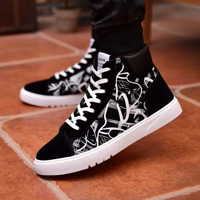 2019 autumn and winter new canvas shoes color matching casual men's shoes in the high to help the trend of breathable shoes
2019 autumn and winter new canvas shoes color matching casual men's shoes in the high to help the trend of breathable shoes
