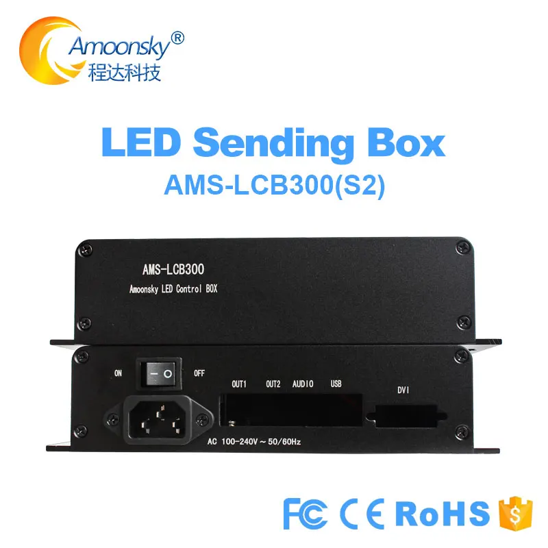 Amoonsky LCB300 controller included Meanwell Power Supply work with sync colorlight S2 sending card for led screen large display
Amoonsky LCB300 controller included Meanwell Power Supply work with sync colorlight S2 sending card for led screen large display