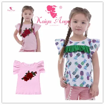 Kaiya Angel Baby Girl Summer Clothes Colored Pineapple Chinese Rose Embroidery Top Spring Autumn Children Clothing Wholesale
Kaiya Angel Baby Girl Summer Clothes Colored Pineapple Chinese Rose Embroidery Top Spring Autumn Children Clothing Wholesale