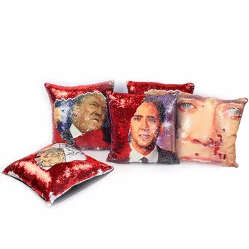 Sequin Pillow Cover Trump Nicholas Magical Cushion Covers 40*40cm Square Throw Pillows Cases Sofa Home Decor Pillowcase
Sequin Pillow Cover Trump Nicholas Magical Cushion Covers 40*40cm Square Throw Pillows Cases Sofa Home Decor Pillowcase