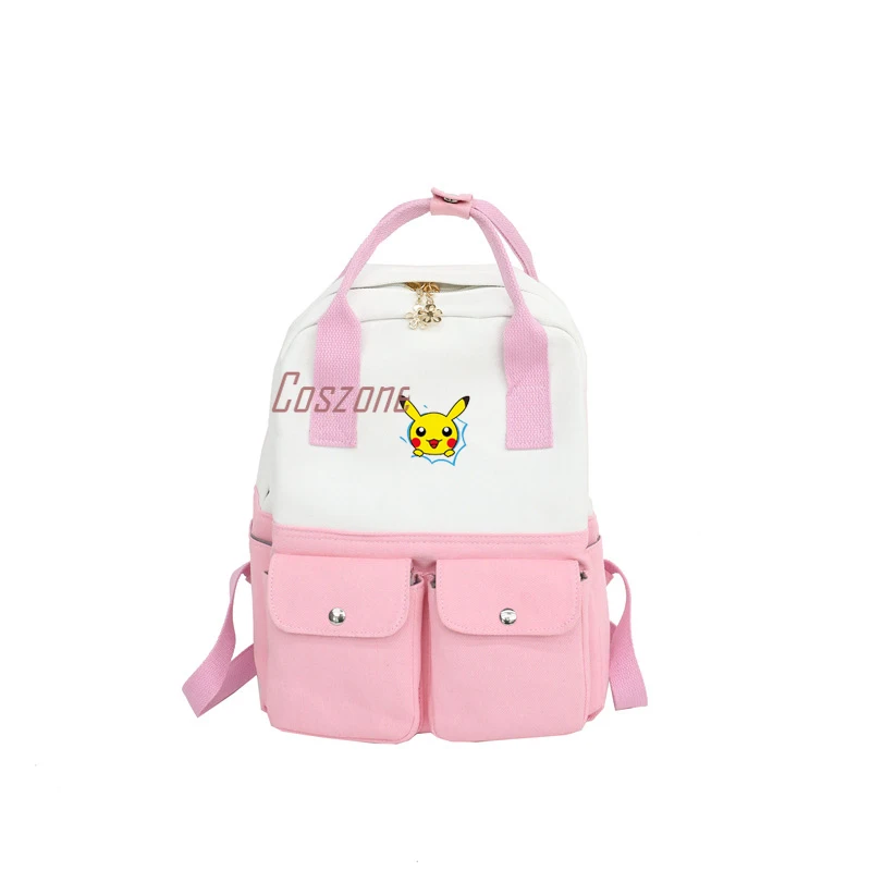 5 Color Anime Pokemon Pikachu Backpack Cosplay Canvas Student School Bags Travel Casual Shoulder Bag Gift
5 Color Anime Pokemon Pikachu Backpack Cosplay Canvas Student School Bags Travel Casual Shoulder Bag Gift