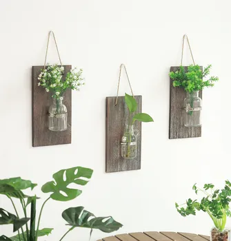 1PC Pastoral Decoration Hydroponic Plant Glass Vase Living Room Wall Hanging Wooden Wall Flower Arrangement Flower Vase JL 264
1PC Pastoral Decoration Hydroponic Plant Glass Vase Living Room Wall Hanging Wooden Wall Flower Arrangement Flower Vase JL 264