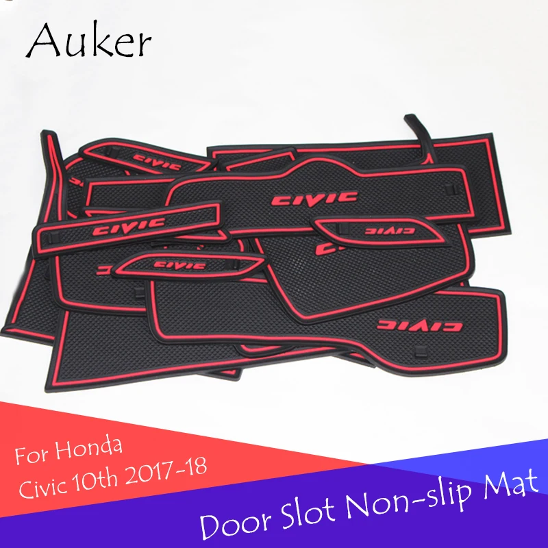 Auker Cup Slot Non-slip Mat Door Groove Mat Pad For 2017 2018 Honda Civic 10th Car Styling Interior Moulding
Auker Cup Slot Non-slip Mat Door Groove Mat Pad For 2017 2018 Honda Civic 10th Car Styling Interior Moulding