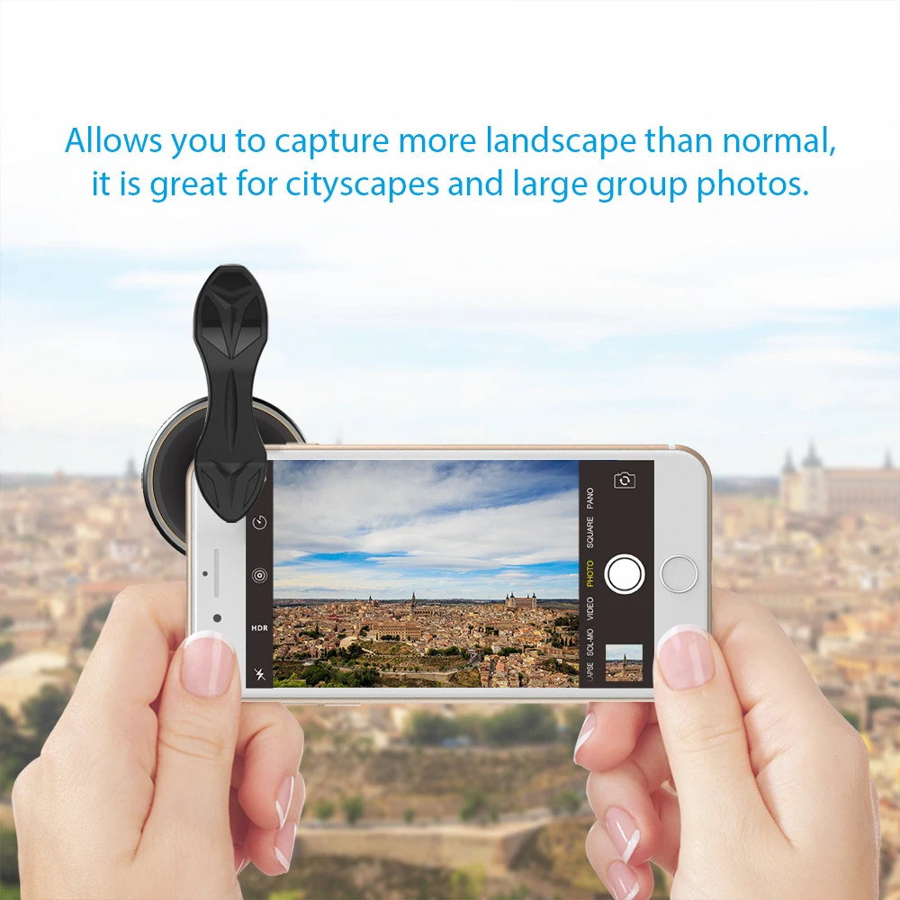 APEXEL Professional Optic Phone camera lends kit 15mm 4K Wide angle lens no distortion 8 3