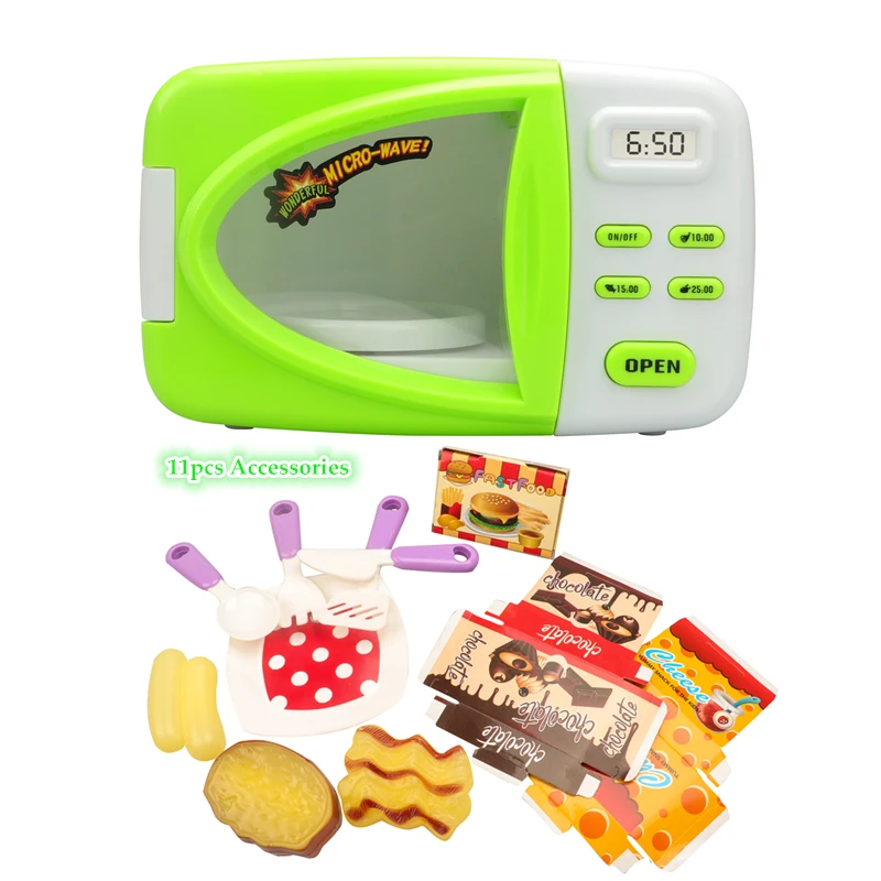 Kitchen Toys Simulated Microwave Ovens Food Discolored light Rotatable Realistic Educational Classic toys Hobbies Children Toys
Kitchen Toys Simulated Microwave Ovens Food Discolored light Rotatable Realistic Educational Classic toys Hobbies Children Toys