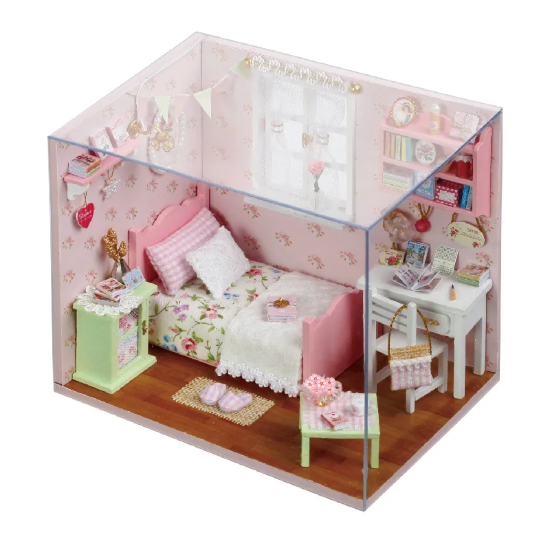 Holiday Time Handmade Furniture Doll House Assemble Kits Diy 3D Wooden Miniaturas Dollhouse Toys for Christmas Birthday Gift
Holiday Time Handmade Furniture Doll House Assemble Kits Diy 3D Wooden Miniaturas Dollhouse Toys for Christmas Birthday Gift
