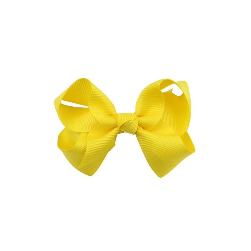 Colourful Bow Clip Boutique Hair Bows For Girls Kids Children Girls Hair Clips Grosgrain Ribbon Bows (18)
