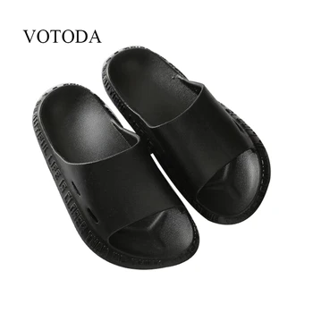 VOTODA Men Quality Ultra Quiet Home Floor Slippers Men's Good Elasticity Flat Slides Lover's EVA Solid Color Beach Flip Flops
VOTODA Men Quality Ultra Quiet Home Floor Slippers Men's Good Elasticity Flat Slides Lover's EVA Solid Color Beach Flip Flops