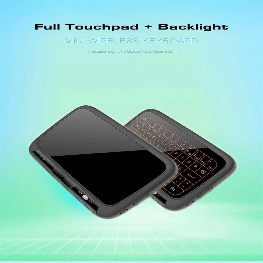 H18Plus 2.4GHz Mini Wireless Keyboard Backlight Touchpad Air mouse IR Leaning Remote control BOX Smart TV Windows #G4A
H18Plus 2.4GHz Mini Wireless Keyboard Backlight Touchpad Air mouse IR Leaning Remote control BOX Smart TV Windows #G4A