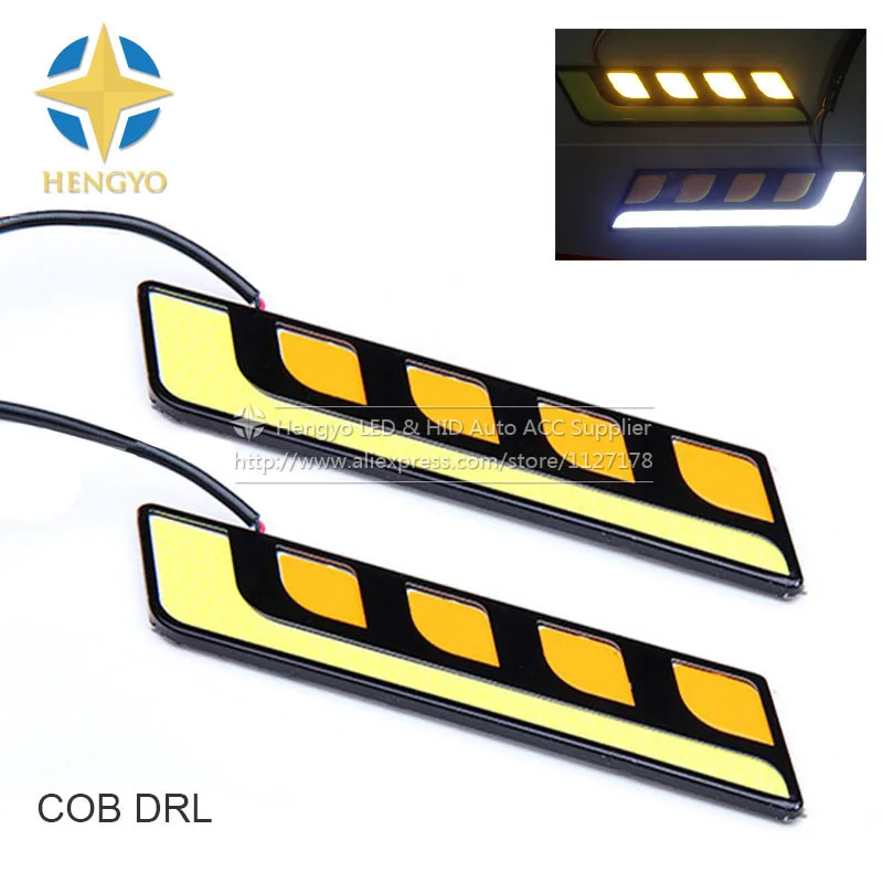2PCS Universal COB DRL Light Daytime Running Light White Yellow Dual Color Car Light Source Fog Lamp DC 12V
2PCS Universal COB DRL Light Daytime Running Light White Yellow Dual Color Car Light Source Fog Lamp DC 12V