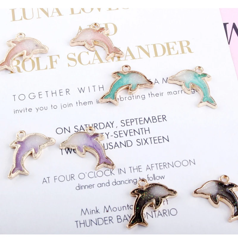 10pcs Double-sided Shining Drop Oil Dolphin Enamel Charms Bracelets DIY Pendant Animal Metal Charms Jewelry Accessories YZ127
10pcs Double-sided Shining Drop Oil Dolphin Enamel Charms Bracelets DIY Pendant Animal Metal Charms Jewelry Accessories YZ127