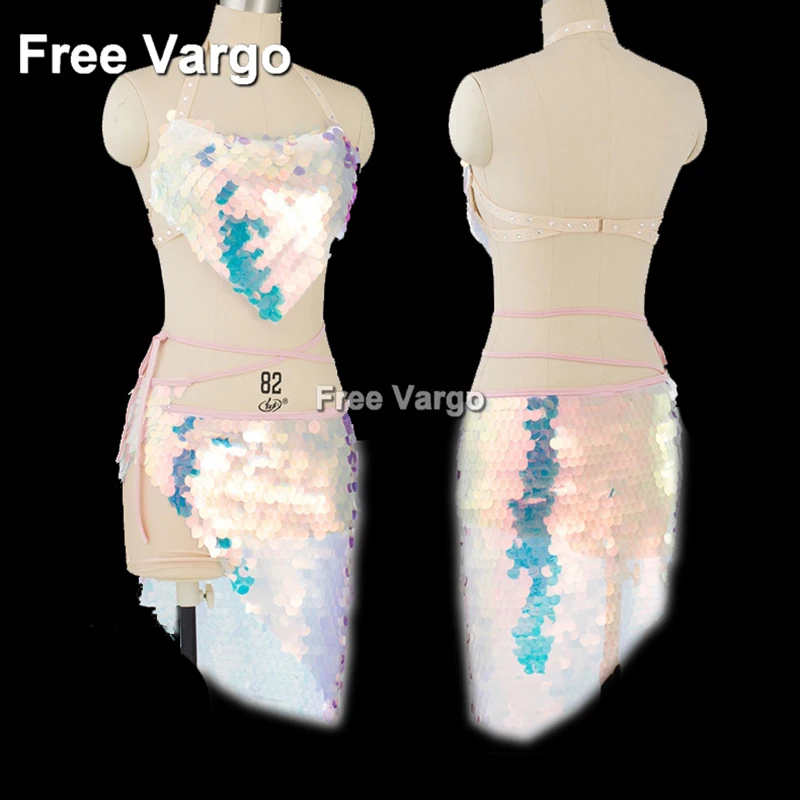 Holographic Two Pieces Suits Women Sequin Stage Wear Bar Nightclub Ds EDM Electronic music festival Dj Singer Dance Wear Costume
Holographic Two Pieces Suits Women Sequin Stage Wear Bar Nightclub Ds EDM Electronic music festival Dj Singer Dance Wear Costume