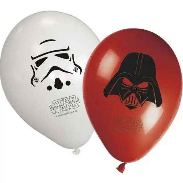 8pcs/lot Star wars Latex Balloon Inflatable Happy Birthday Decorations Star wars Balloon Globos Toys For Kids
8pcs/lot Star wars Latex Balloon Inflatable Happy Birthday Decorations Star wars Balloon Globos Toys For Kids